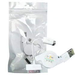 کابل  سه سری قرقره ای  3IN1 سفید