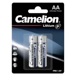 باطری لیتیومی قلم 2کارتی CAMELION