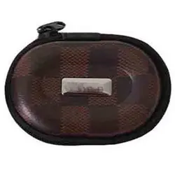 کیف هندزفری بیضی قهوه ای