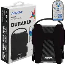 هاردEXTمشکی 1Tالماس ADATA.HD680