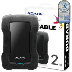 هاردEXTمشکی 2Tالماس ADATA.HD330