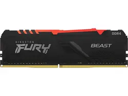 رم کینگستون DDR4 مدل FURY Beast RGB ظرفیت 16GB باس 3200MHz