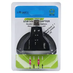 کارت صدا اکسترنال رویال مدل RS-702