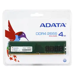 رم DDR4 ای دیتا 26666Mhz ظرفیت 4GB