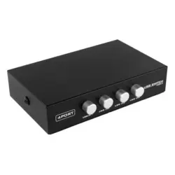 هاب سوئیچ دیتا دستی 4 پورت پرینتر برند V-Net
