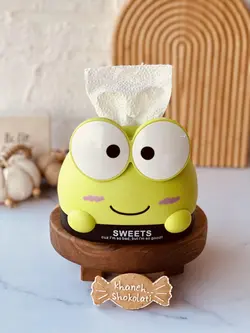 جای دستمال کاغذی طرح قورباغه