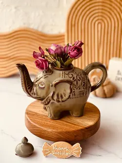 قوری کلکسیونی روستیک طرح فیل