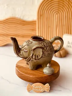 قوری کلکسیونی روستیک طرح فیل