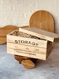 جعبه چوبی درب دار STOREAGE