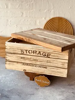 جعبه چوبی درب دار STOREAGE