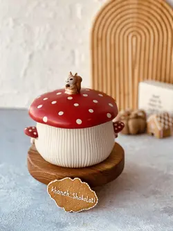 ست ظروف فانتزی طرح قارچ