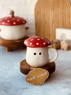 ست ظروف فانتزی طرح قارچ