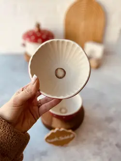 ست ظروف فانتزی طرح قارچ