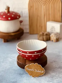 ست ظروف فانتزی طرح قارچ