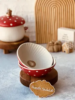 ست ظروف فانتزی طرح قارچ