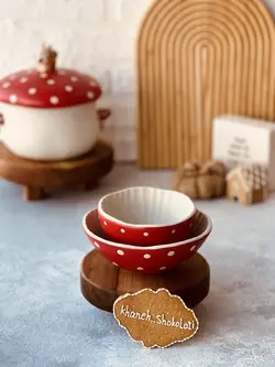 ست ظروف فانتزی طرح قارچ