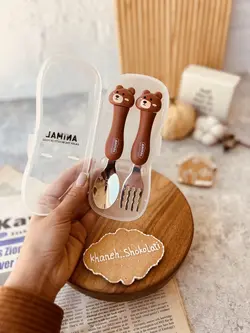 قاشق چنگال فانتزی حیوانات کد00105