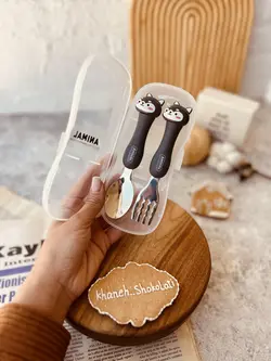 قاشق چنگال فانتزی حیوانات کد00105
