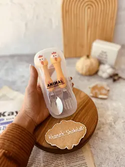 قاشق چنگال فانتزی حیوانات کد00105