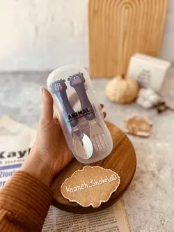 قاشق چنگال فانتزی حیوانات کد00105