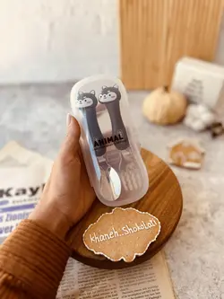 قاشق چنگال فانتزی حیوانات کد00105