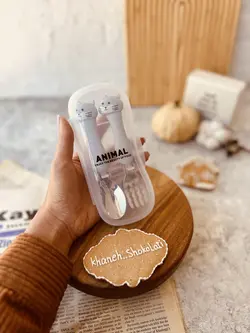 قاشق چنگال فانتزی حیوانات کد00105