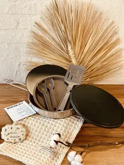 ماهیتابه 940 میل استنلی مدلALL IN ONE PAN SET کد013_02658_10 - فروشگاه اینترنتی خانه شکلاتی