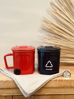 ماگ سطل زباله کد001063 - فروشگاه اینترنتی خانه شکلاتی