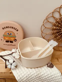 ظرف غذا طرح همبرگر قفلی کد001069 - فروشگاه اینترنتی خانه شکلاتی