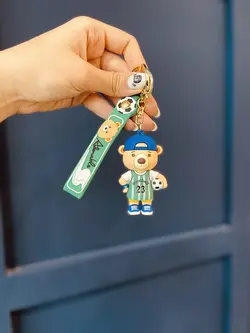 جاسوییچی خرس ورزشکار کد00824 - فروشگاه اینترنتی خانه شکلاتی