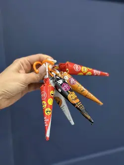 شکلات چتری الیت طرح هالووین و استیکر - فروشگاه اینترنتی خانه شکلاتی