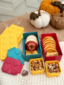 ظرف غذا لگو رنگی کد001264 - فروشگاه اینترنتی خانه شکلاتی