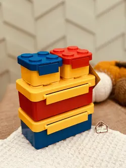 ظرف غذا لگو رنگی کد001264 - فروشگاه اینترنتی خانه شکلاتی