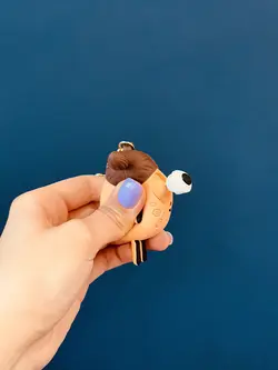 خرید جاکلیدی چشم قلمبه دختر - خانه شکلاتی