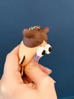 خرید جاکلیدی چشم قلمبه دختر - خانه شکلاتی