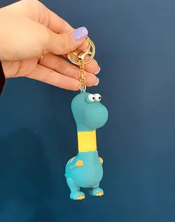 خرید جاکلیدی دایناسور گردن آکاردئونی - خانه شکلاتی