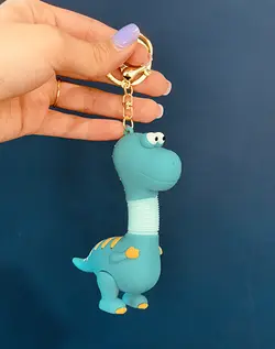 خرید جاکلیدی دایناسور گردن آکاردئونی - خانه شکلاتی