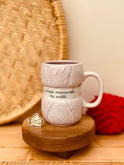 خرید ماگ طرح کاموا کد001542 - خانه شکلاتی