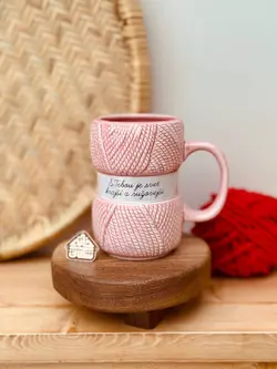 خرید ماگ طرح کاموا کد001542 - خانه شکلاتی