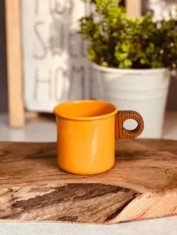 ماگ رنگی لعابی