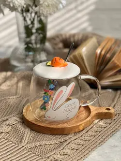 ماگ پیرکس درب دار هویج