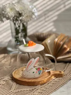 ماگ پیرکس درب دار هویج
