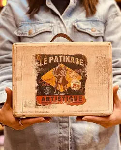 چمدون های دستساز چوبی