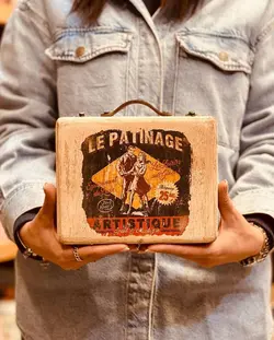 چمدون های دستساز چوبی