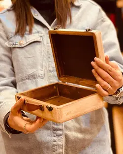 چمدون های دستساز چوبی