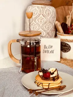 فرنچ پرس درب چوبی 600 میل