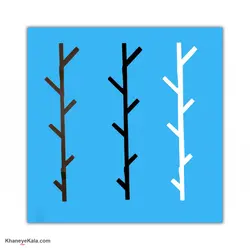 جالباسی دیواری طرح درختی نارون | راز طراحی دیوارهای جذاب و منحصر به فرد