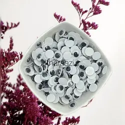 چشم عروسک متحرک 8 میل 20 تایی