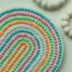 کریستال هفت رنگ پلاستیکی سایز هشت 50 گرمی