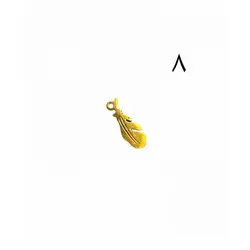 آویز ساعت استیل طلایی